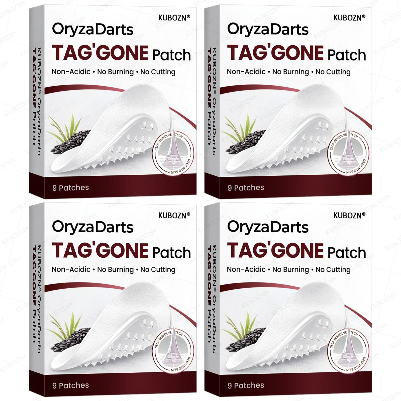 KUBOZN® OryzaDarts TAG’GONE Patch✨Pain-Free Root-Level Removal Powered by Black Rice MicroDarts. - Image 10