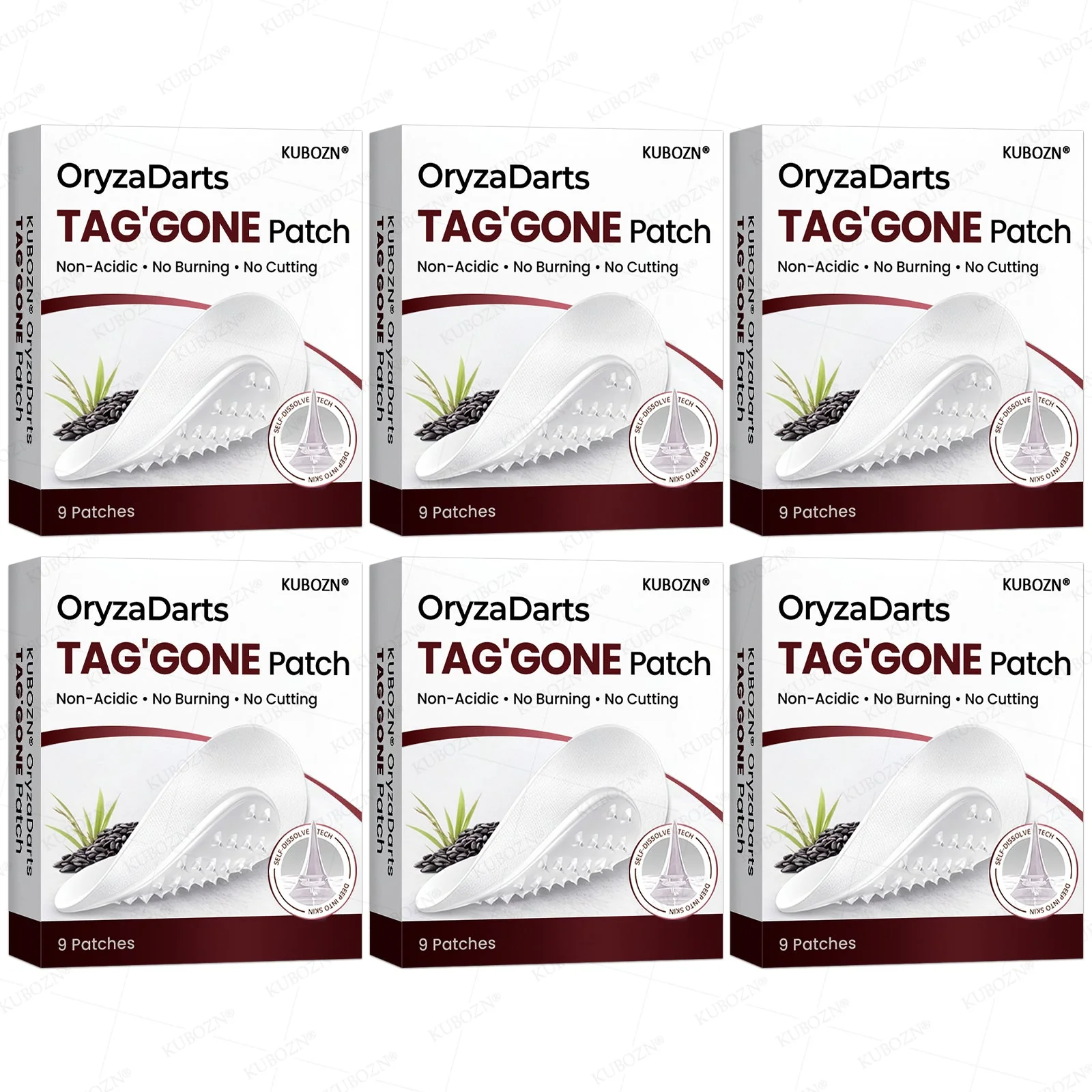 KUBOZN® OryzaDarts TAG’GONE Patch✨Pain-Free Root-Level Removal Powered by Black Rice MicroDarts. - Image 11