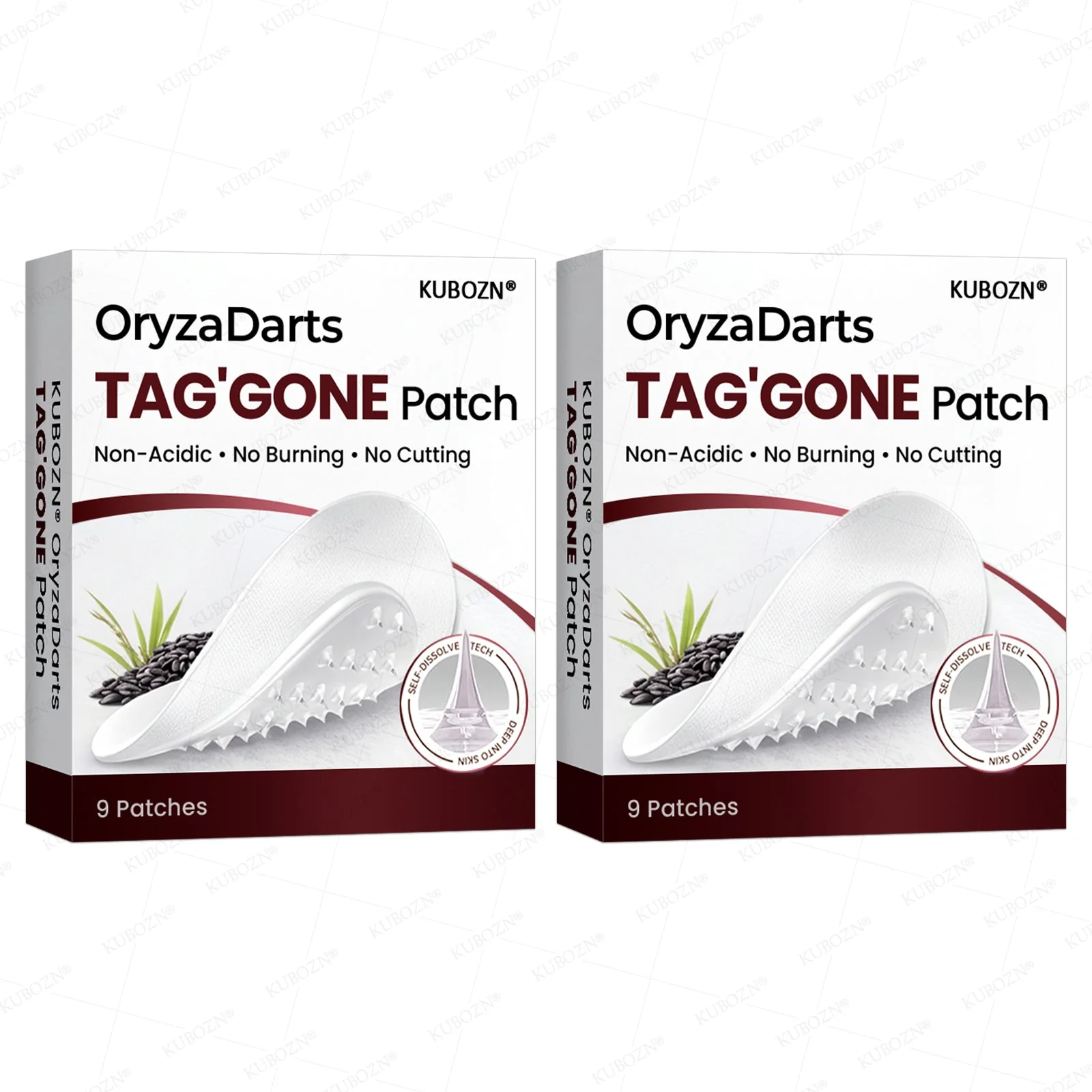 KUBOZN® OryzaDarts TAG’GONE Patch✨Pain-Free Root-Level Removal Powered by Black Rice MicroDarts. - Image 9