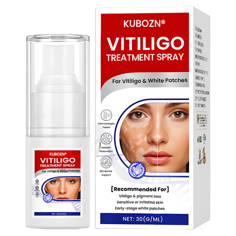 KUBOZN® Vitiligo Treatment Spray 🌿 Herbal Formula Certified — (Supports Repigmentation, Prevents New Spots, and Restores Natural Skin Tone Without Steroids) - Image 9
