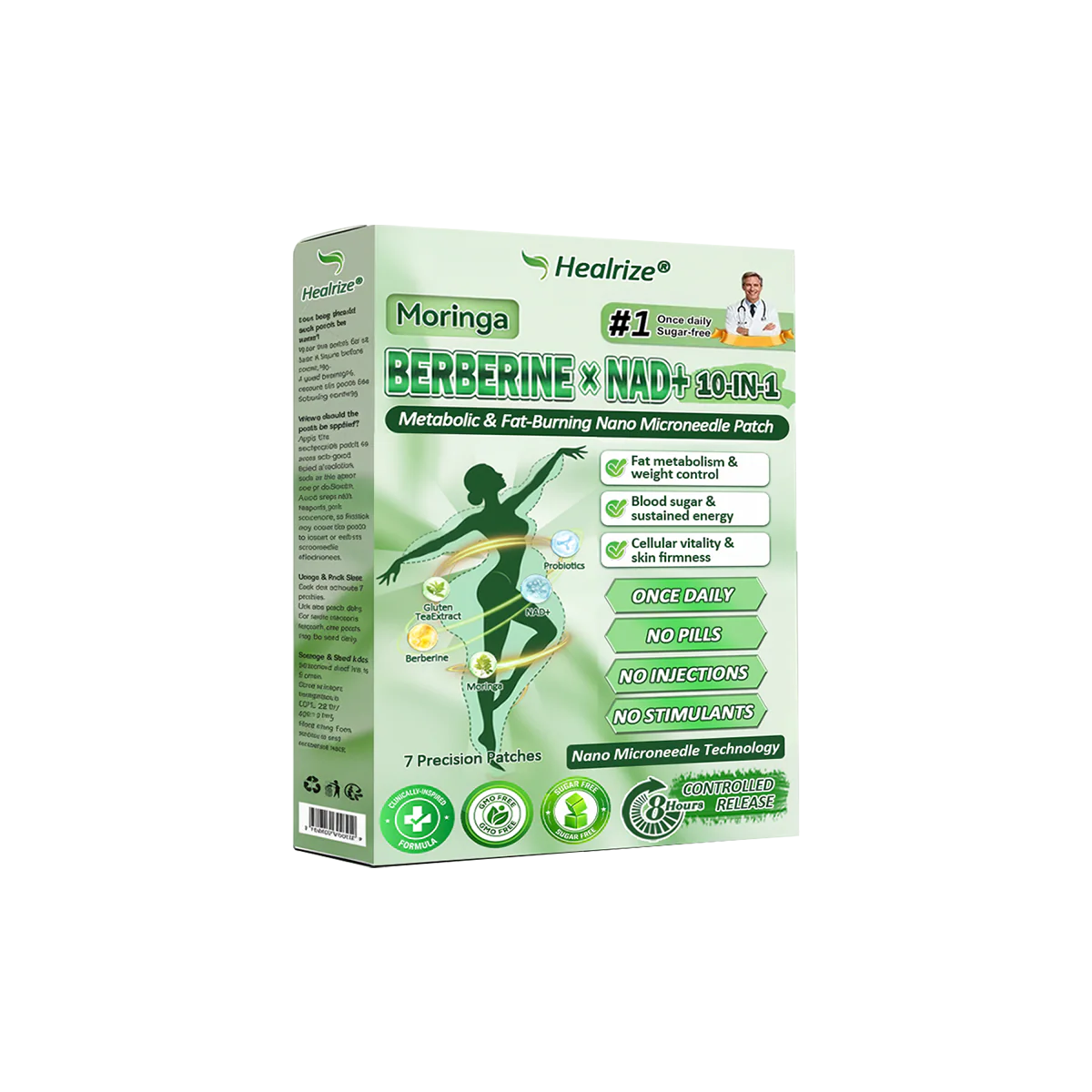 𝗢𝗳𝗳𝗶𝗰𝗶𝗮𝗹 𝗦𝘁𝗼𝗿𝗲 | ⏳⏳Healrize® 𝙈𝒐𝒓𝒊𝒏𝒈𝗮 · 𝗕𝗲𝗿𝗯𝐞𝐫𝐢𝐧𝙚 × 𝙉𝑨𝑫+ 𝟏𝟎-𝙞𝙣-1 𝘼𝒅𝒗𝒂𝒏𝒄𝒆𝐝 𝐍𝐚𝐧𝙤 𝙈𝙞𝙘𝙧𝙤𝙣𝒆𝒆𝒅𝒍𝐞 𝐏𝐚𝐭𝙘𝙝(𝗝𝘂𝘀𝘁 𝗼𝗻𝗰𝗲 𝗮 𝗱𝗮𝘆, 𝘃𝗶𝘀𝗶𝗯𝗹𝗲 𝗿𝗲𝘀𝘂𝗹𝘁𝘀 𝗶𝗻 𝟳 𝗱𝗮𝘆𝘀) ✅𝗙𝗼𝗿: 𝗼𝗯𝗲𝘀𝗶𝘁𝘆, 𝗹𝗼𝗼𝘀𝗲 𝘀𝗸𝗶𝗻, 𝘁𝘆𝗽𝗲 𝟮 𝗱𝗶𝗮𝗯𝗲𝘁𝗲𝘀, 𝘀𝗹𝗲𝗲𝗽 𝗮𝗽𝗻𝗲𝗮, 𝗷𝗼𝗶𝗻𝘁 𝗶𝘀𝘀𝘂𝗲𝘀, 𝗮𝗻𝗱 𝗺𝗼𝗿𝗲 🅱︎ - Image 15