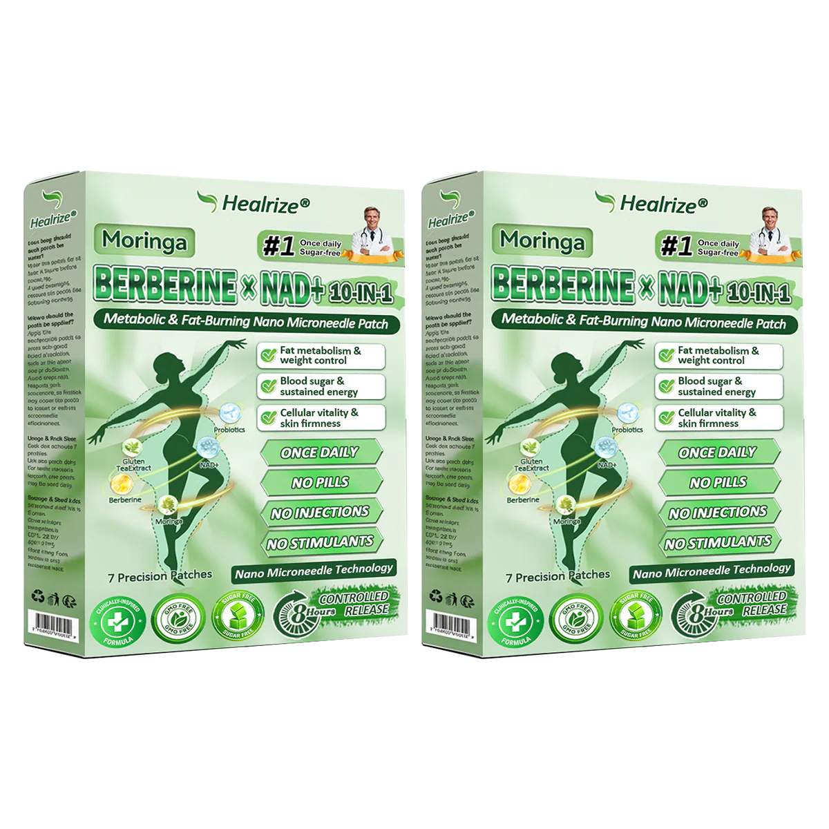 𝗢𝗳𝗳𝗶𝗰𝗶𝗮𝗹 𝗦𝘁𝗼𝗿𝗲 | ⏳⏳Healrize® 𝙈𝒐𝒓𝒊𝒏𝒈𝗮 · 𝗕𝗲𝗿𝗯𝐞𝐫𝐢𝐧𝙚 × 𝙉𝑨𝑫+ 𝟏𝟎-𝙞𝙣-1 𝘼𝒅𝒗𝒂𝒏𝒄𝒆𝐝 𝐍𝐚𝐧𝙤 𝙈𝙞𝙘𝙧𝙤𝙣𝒆𝒆𝒅𝒍𝐞 𝐏𝐚𝐭𝙘𝙝(𝗝𝘂𝘀𝘁 𝗼𝗻𝗰𝗲 𝗮 𝗱𝗮𝘆, 𝘃𝗶𝘀𝗶𝗯𝗹𝗲 𝗿𝗲𝘀𝘂𝗹𝘁𝘀 𝗶𝗻 𝟳 𝗱𝗮𝘆𝘀) ✅𝗙𝗼𝗿: 𝗼𝗯𝗲𝘀𝗶𝘁𝘆, 𝗹𝗼𝗼𝘀𝗲 𝘀𝗸𝗶𝗻, 𝘁𝘆𝗽𝗲 𝟮 𝗱𝗶𝗮𝗯𝗲𝘁𝗲𝘀, 𝘀𝗹𝗲𝗲𝗽 𝗮𝗽𝗻𝗲𝗮, 𝗷𝗼𝗶𝗻𝘁 𝗶𝘀𝘀𝘂𝗲𝘀, 𝗮𝗻𝗱 𝗺𝗼𝗿𝗲 🅱︎ - Image 16
