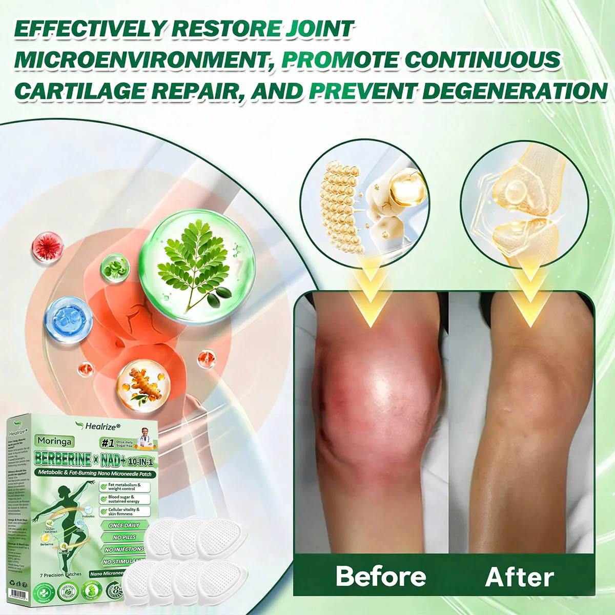 𝗢𝗳𝗳𝗶𝗰𝗶𝗮𝗹 𝗦𝘁𝗼𝗿𝗲 | ⏳⏳Healrize® 𝙈𝒐𝒓𝒊𝒏𝒈𝗮 · 𝗕𝗲𝗿𝗯𝐞𝐫𝐢𝐧𝙚 × 𝙉𝑨𝑫+ 𝟏𝟎-𝙞𝙣-1 𝘼𝒅𝒗𝒂𝒏𝒄𝒆𝐝 𝐍𝐚𝐧𝙤 𝙈𝙞𝙘𝙧𝙤𝙣𝒆𝒆𝒅𝒍𝐞 𝐏𝐚𝐭𝙘𝙝(𝗝𝘂𝘀𝘁 𝗼𝗻𝗰𝗲 𝗮 𝗱𝗮𝘆, 𝘃𝗶𝘀𝗶𝗯𝗹𝗲 𝗿𝗲𝘀𝘂𝗹𝘁𝘀 𝗶𝗻 𝟳 𝗱𝗮𝘆𝘀) ✅𝗙𝗼𝗿: 𝗼𝗯𝗲𝘀𝗶𝘁𝘆, 𝗹𝗼𝗼𝘀𝗲 𝘀𝗸𝗶𝗻, 𝘁𝘆𝗽𝗲 𝟮 𝗱𝗶𝗮𝗯𝗲𝘁𝗲𝘀, 𝘀𝗹𝗲𝗲𝗽 𝗮𝗽𝗻𝗲𝗮, 𝗷𝗼𝗶𝗻𝘁 𝗶𝘀𝘀𝘂𝗲𝘀, 𝗮𝗻𝗱 𝗺𝗼𝗿𝗲 🅱︎ - Image 7