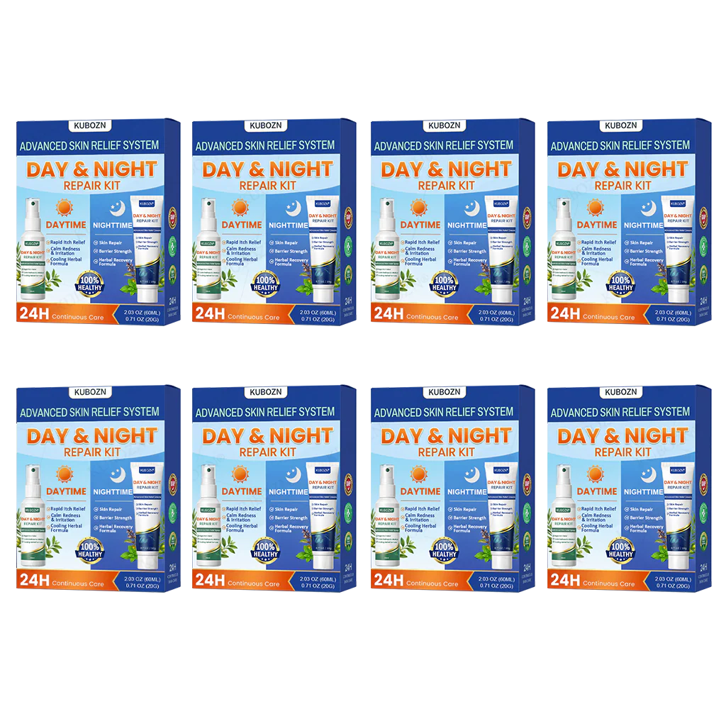 KUBOZN® Psoriasis Day & Night Repair System - 100% Steroid-Free Relief Duo for Plaques, Scaling & Itch - Image 11