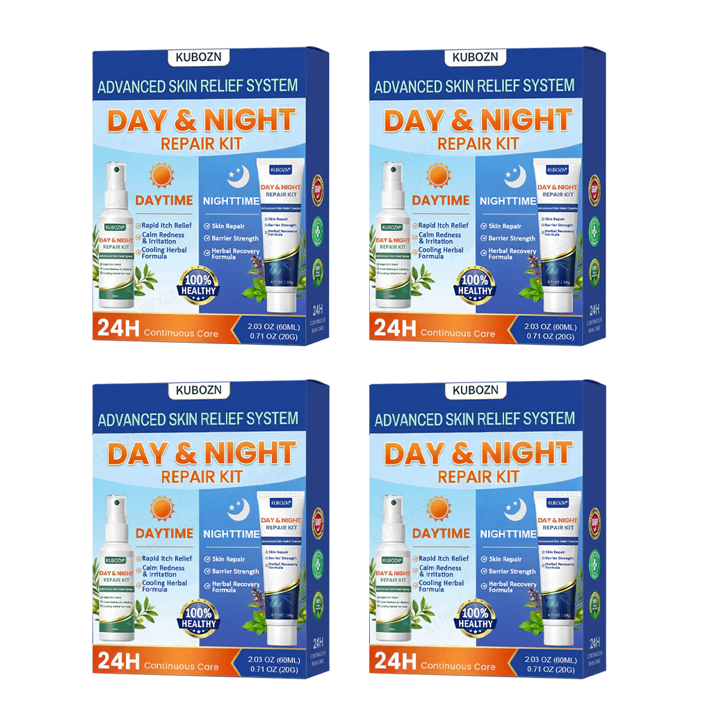 KUBOZN® Psoriasis Day & Night Repair System - 100% Steroid-Free Relief Duo for Plaques, Scaling & Itch - Image 7