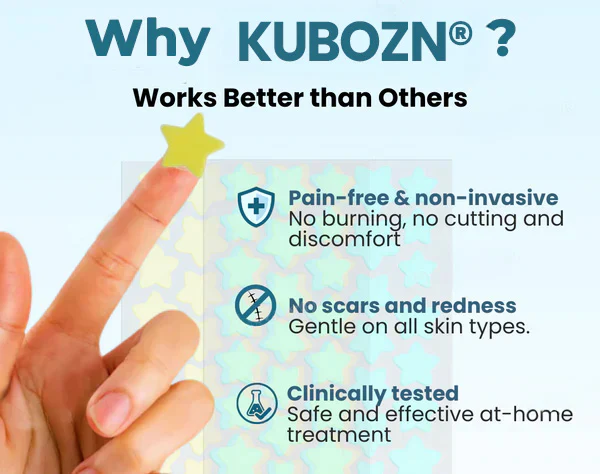 ✨KUBOZN® Pro MicroDarts Star Patch – Painless, Fast & Effective Skin Tag Removal - Image 4