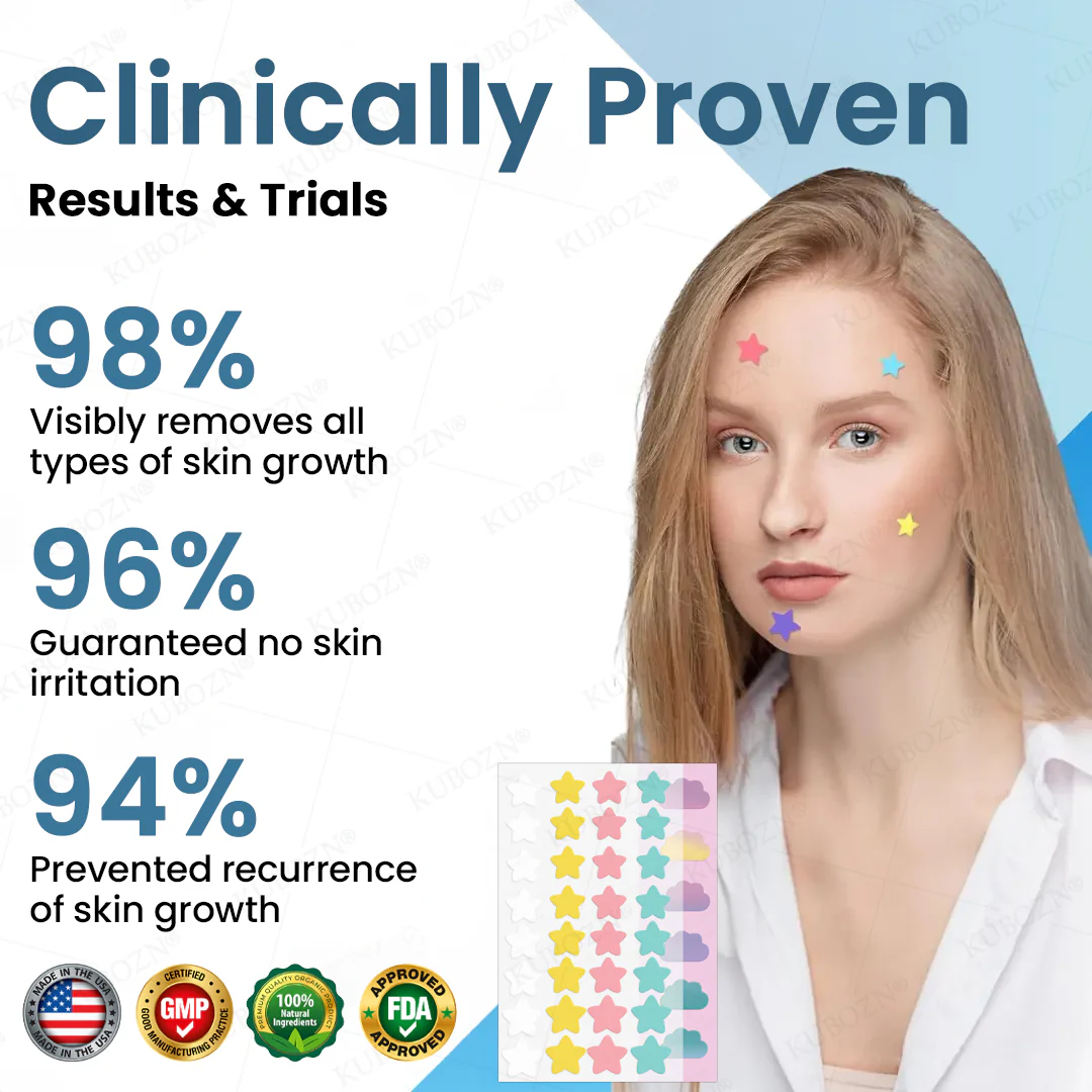 ✨KUBOZN® Pro MicroDarts Star Patch – Painless, Fast & Effective Skin Tag Removal - Image 5