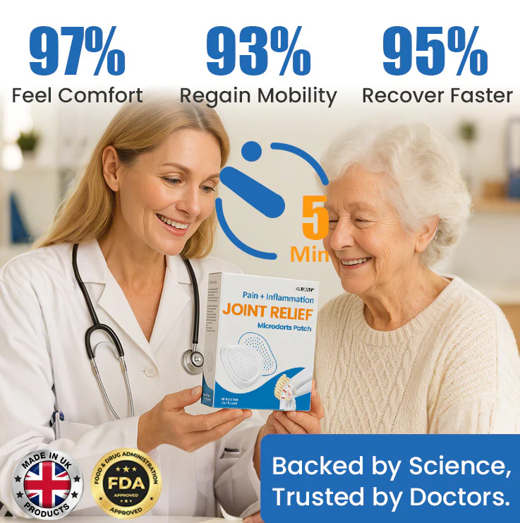 KUBOZN® Joint Pain Relief Patches – 40 Mixed Sizes for Knees, Back, Shoulders | NHS-Backed MicroTips - Image 3