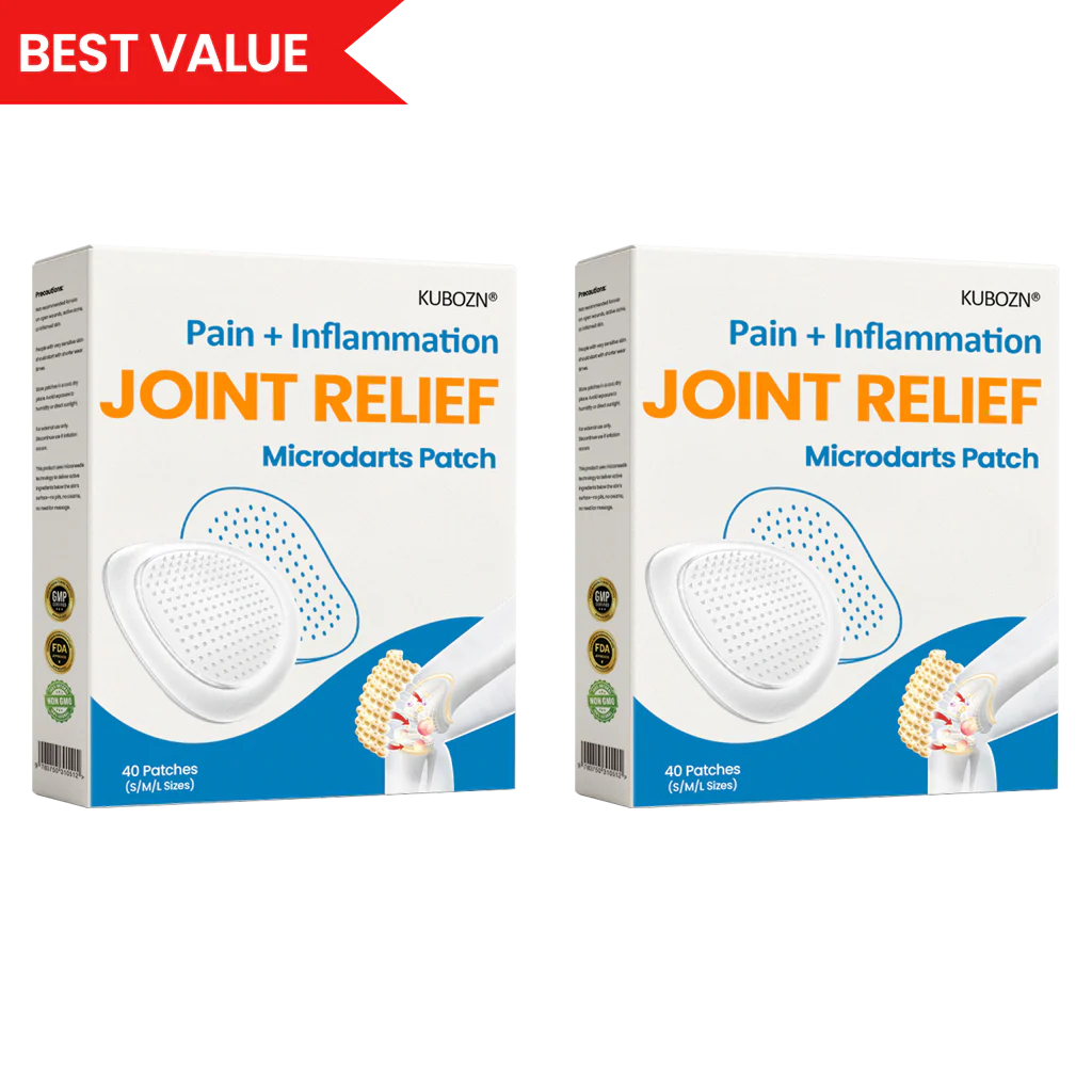 KUBOZN® Joint Pain Relief Patches – 40 Mixed Sizes for Knees, Back, Shoulders | NHS-Backed MicroTips (offer) - Image 5