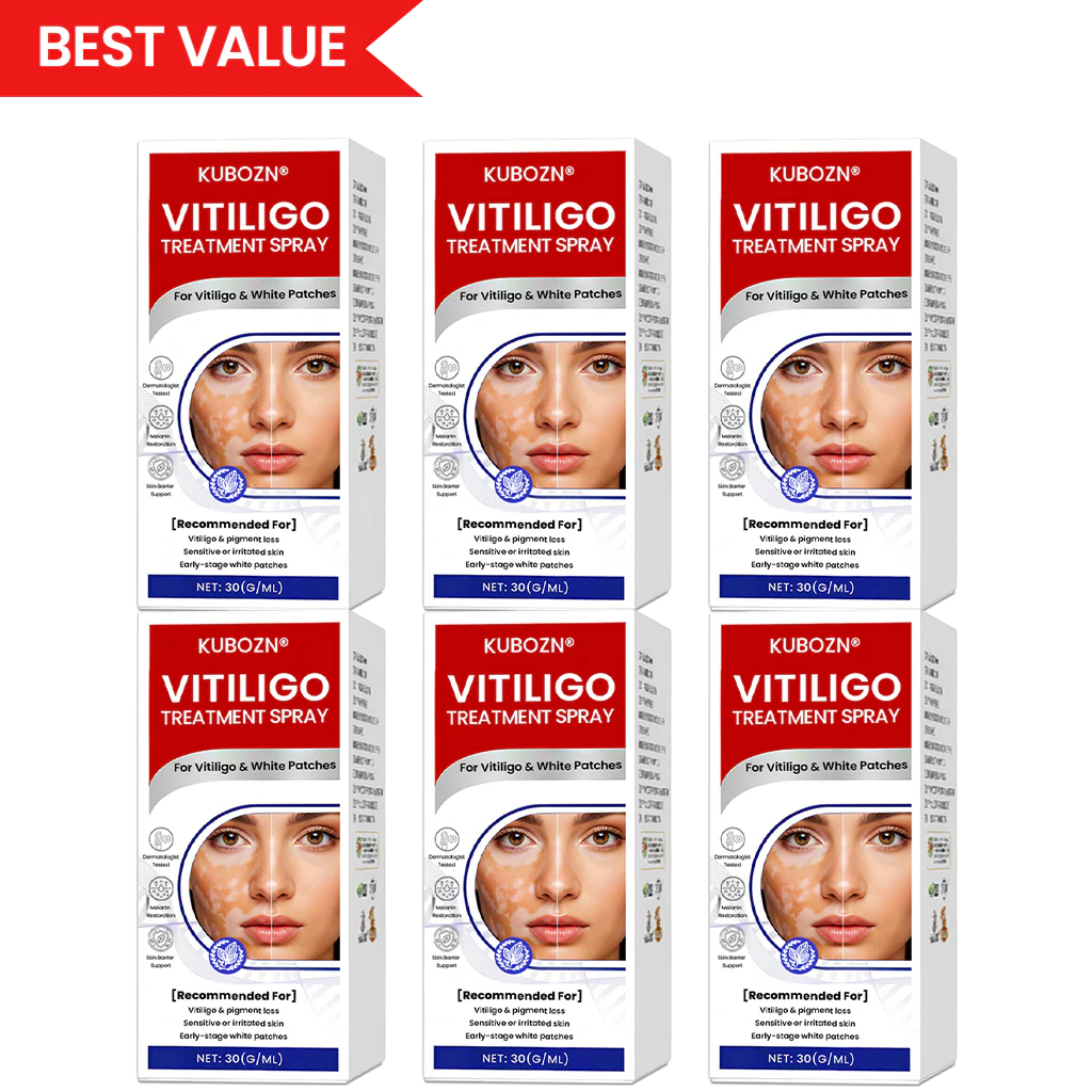 Kubozn® Vitiligo Treatment Spray 🌿 Herbal Formula Certified — (Supports Repigmentation, Prevents New Spots, and Restores Natural Skin Tone Without Steroids) (Offer) - Image 11