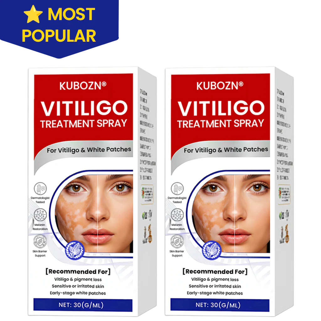 Kubozn® Vitiligo Treatment Spray 🌿 Herbal Formula Certified — (Supports Repigmentation, Prevents New Spots, and Restores Natural Skin Tone Without Steroids) (Offer) - Image 8
