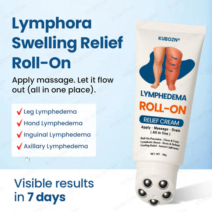 KUBOZN® Roll-On Cream for Lymphatic Drainage & Swelling Relief - Image 4