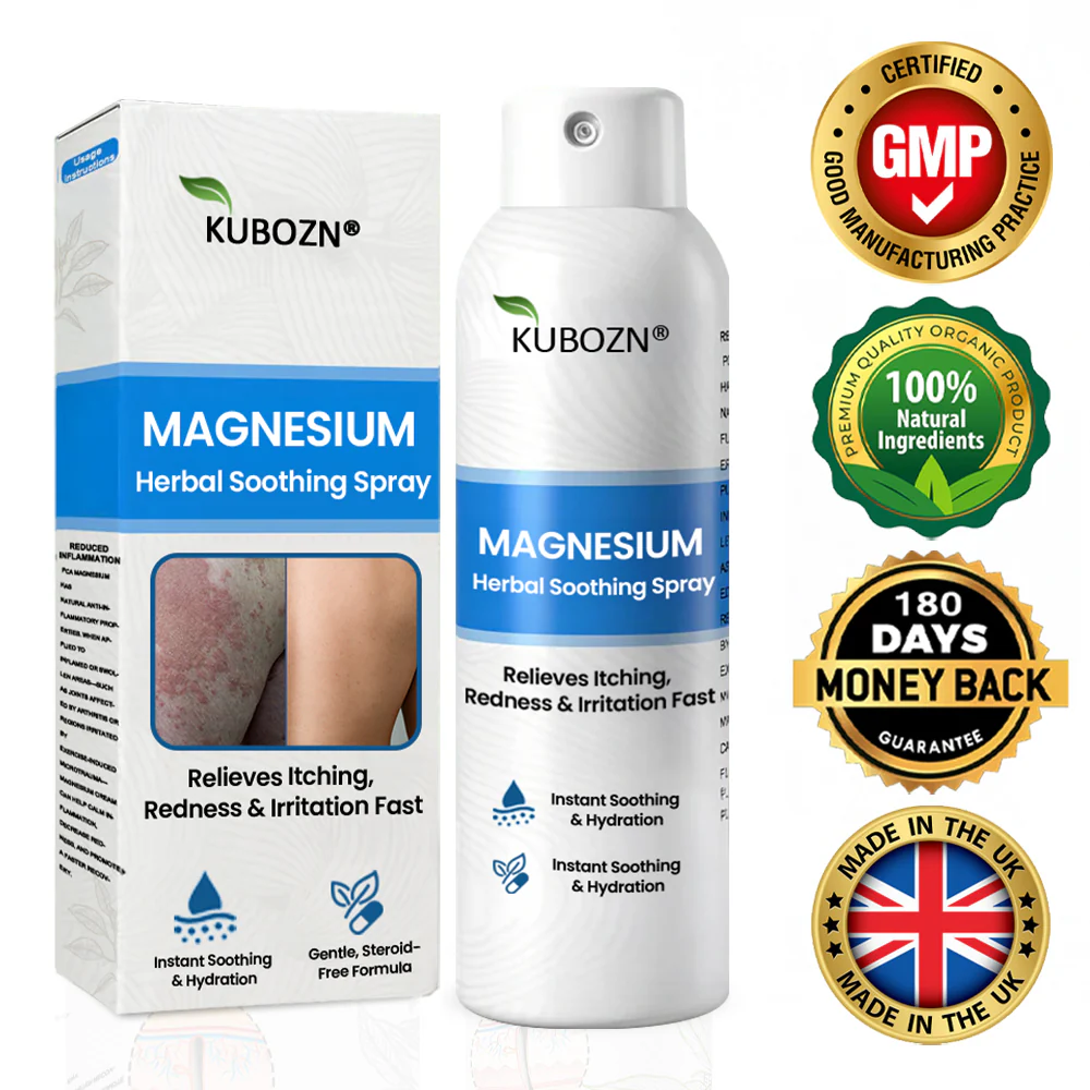 ✅ Official Store: Kubozn® Magnesium Herbal Psoriasis Spray 👨‍⚕️ MHRA Approved (Relieves psoriasis and eczema, improves bacterial infections in the genital area, treats acne and warts) (BIGO) - Image 5