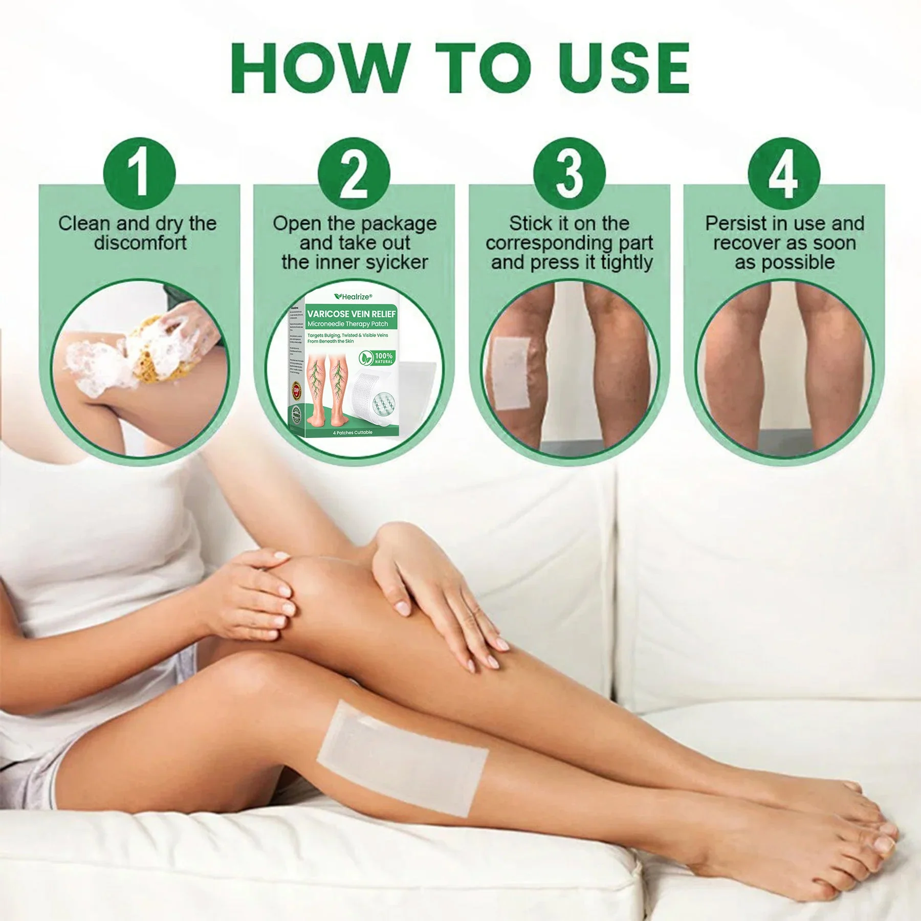 👨⚕️🔥Healrize® VeinEase Microneedle Care Patch⚡Instant Relief, Long-Term Results - Image 12